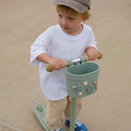 <tc>Banwood</tc> Pin<tamp>Ride Clay</tamp>Kinder-Tretroller- und Fahrradkorb