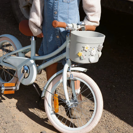<tc>Banwood</tc> Pin<tamp>Ride Ivory</tamp>Kinder-Tretroller- und Fahrradkorb