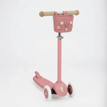 <tc>Banwood</tc> Pin<tamp>Ride Raspberry</tamp>Kinder-Tretroller- und Fahrradkorb