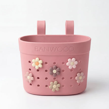 <tc>Banwood</tc> Pin<tamp>Ride Raspberry</tamp>Kinder-Tretroller- und Fahrradkorb