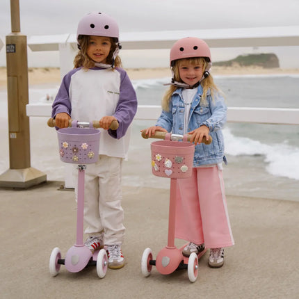 <tc>Banwood</tc> Pin<tamp>Ride Raspberry</tamp>Kinder-Tretroller- und Fahrradkorb