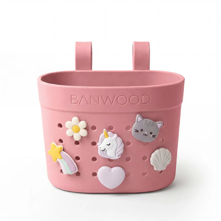 <tc>Banwood</tc> Pin<tamp>Ride Raspberry</tamp>Kinder-Tretroller- und Fahrradkorb