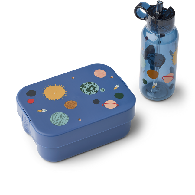 Chelsey Bedruckte Lunchbox Set Universe/Classic navy