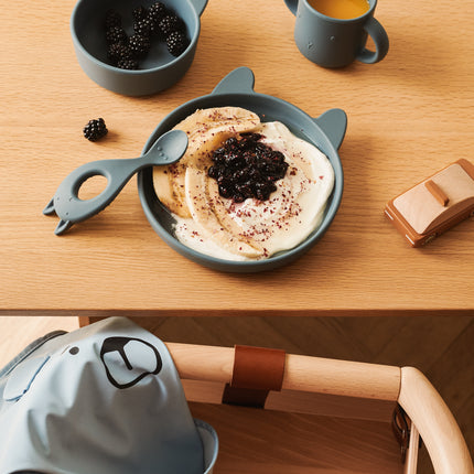 <tc>Liewood</tc> Kindergeschirr-Set „Vivi Whale Blue“