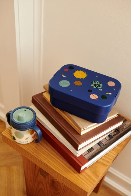 Chelsey Bedruckte Lunchbox Set Universe/Classic navy