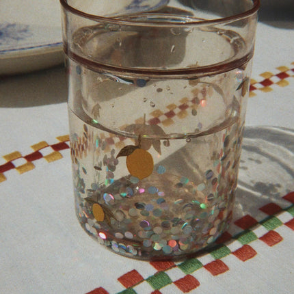 Konges Sløjd Becher „Glitter Lemon“