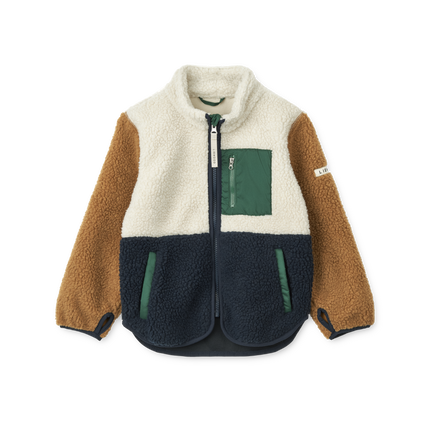 <tc>Liewood</tc> Nolan Pile Jacke Classic marineblau mit verschiedenen Mustern