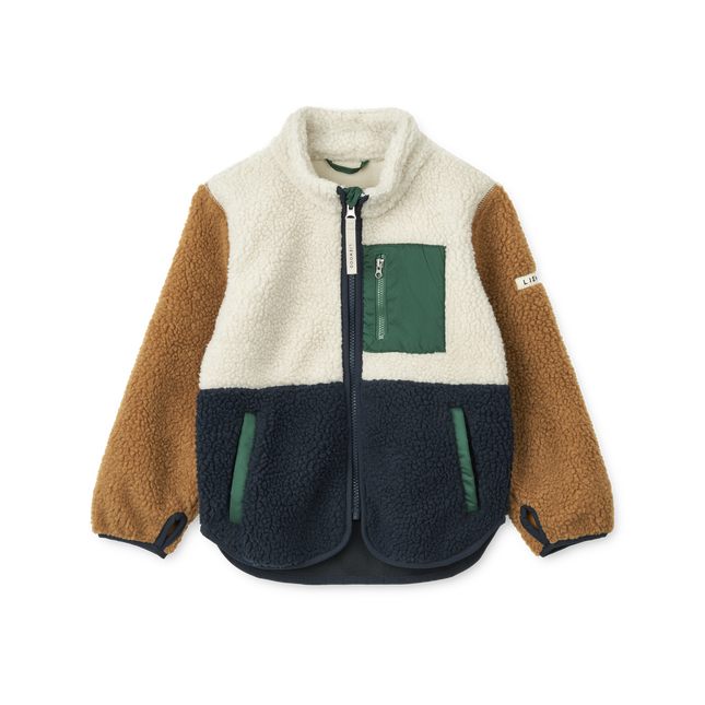 <tc>Liewood</tc> Nolan Pile Jacke Classic marineblau mit verschiedenen Mustern