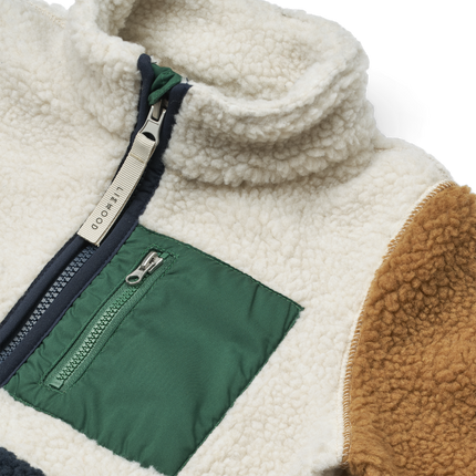 <tc>Liewood</tc> Nolan Pile Jacke Classic marineblau mit verschiedenen Mustern