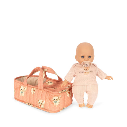 Konges Sløjd Babypop Met Draagmand Ciao Miao Rose