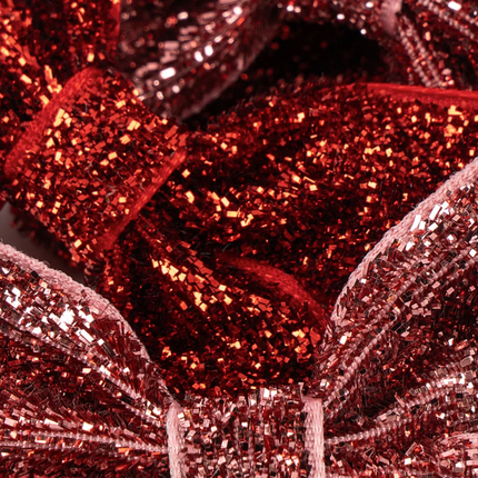 Konges Sløjd Haarspeldje Baby Red / Rose Glitters 4St