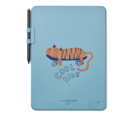 <tc>Liewood</tc> Zeichentablett Tiger/Beach Blue 25,4 cm