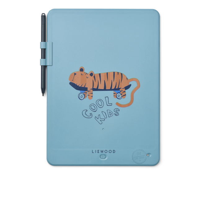 <tc>Liewood</tc> Zeichentablett Tiger/Beach Blue 25,4 cm