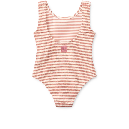 Liewood Badpak Kind Bianco Stripe Coral Blush / Crème De La Crème