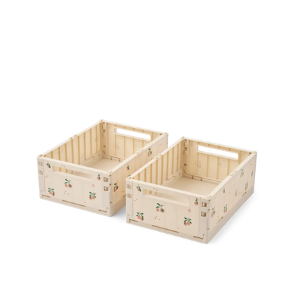 Liewood Aufbewahrungskiste Weston Peach / Sea Shell Box M, 2 Stück