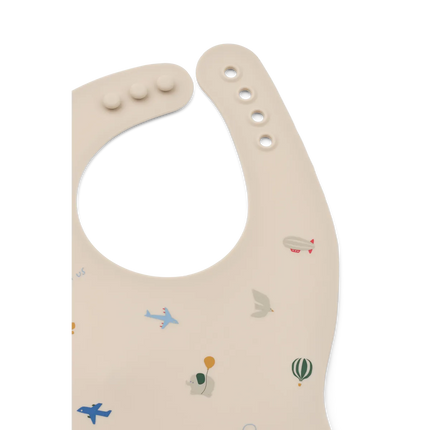 Liewood Slabbetje Ember Printed Flying / Sandy 2St