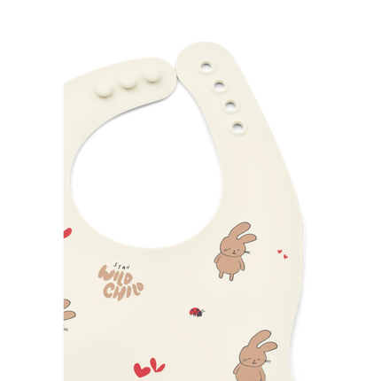 Liewood Slabbetje Ember Printed Wild Child / Rosey 2St