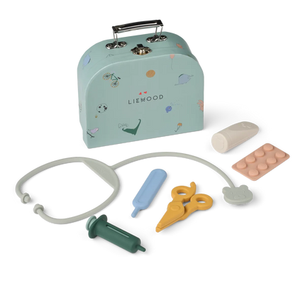 Liewood Spielzeugkoffer „Leif“ Arzt-Set