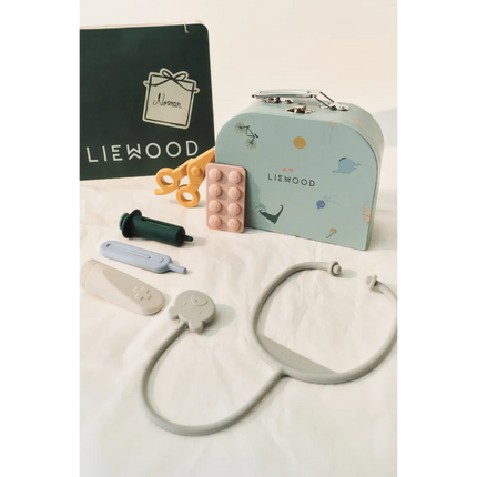 Liewood Spielzeugkoffer „Leif“ Arzt-Set
