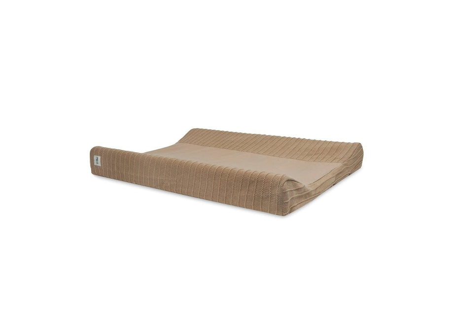 Aankleedkussenhoes 50x70cm Pure Knit - Biscuit - GOTS - Babywinkel - 8717329370814