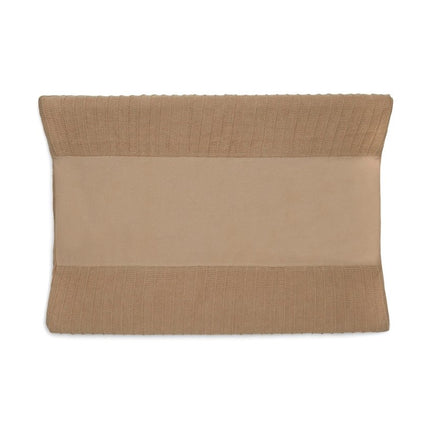 Aankleedkussenhoes 50x70cm Pure Knit - Biscuit - GOTS - Babywinkel - 8717329370814