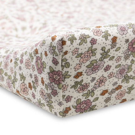 Aankleedkussenhoes Jersey 50x70cm - Retro Flowers - Babywinkel - 8717329376205