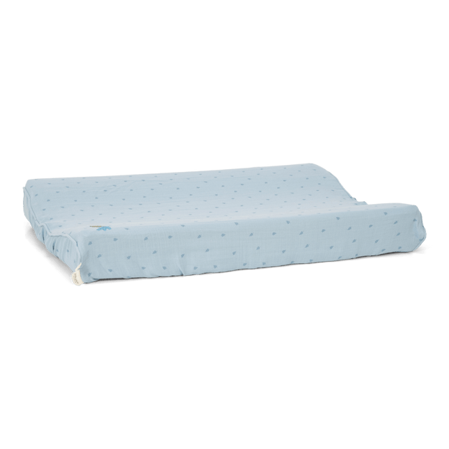Aankleedkussenhoes - Pure Denim Blue - Babywinkel - 8721122584712