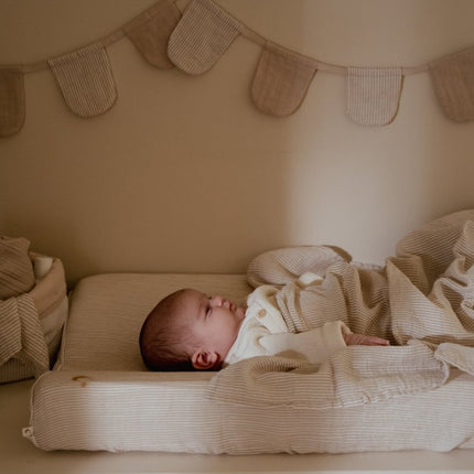 Little Dutch Aankleedkussenhoes Pure Soft Beige koop je bij Babywinkel