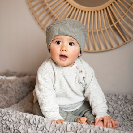 Aankleedkussenhoes Snow taupe - 45x70 - Babywinkel - 8721052103670