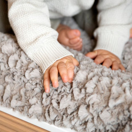 Aankleedkussenhoes Snow taupe - 45x70 - Babywinkel - 8721052103670