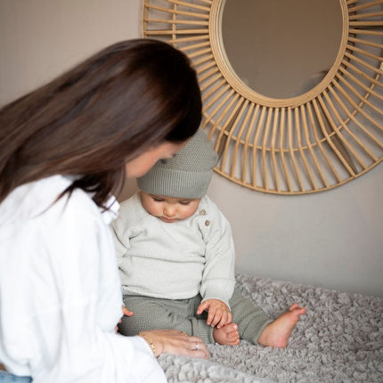 Aankleedkussenhoes Snow taupe - 45x70 - Babywinkel - 8721052103670