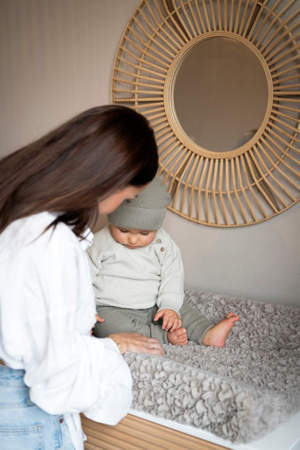 Aankleedkussenhoes Snow taupe - 45x70 - Babywinkel - 8721052103670