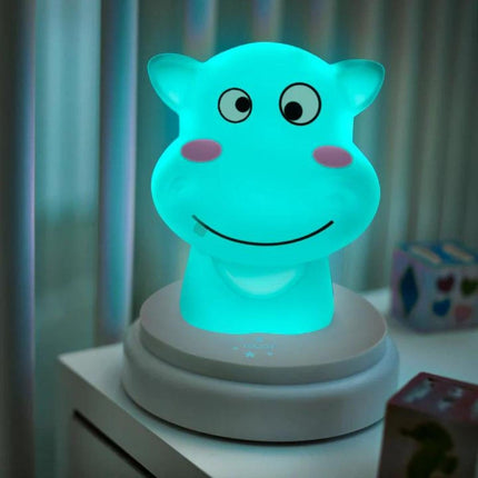 Alecto Nachtlampje Hippo Blue - Babywinkel - 8712412676545