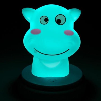 Alecto Nachtlampje Hippo Blue - Babywinkel - 8712412676545