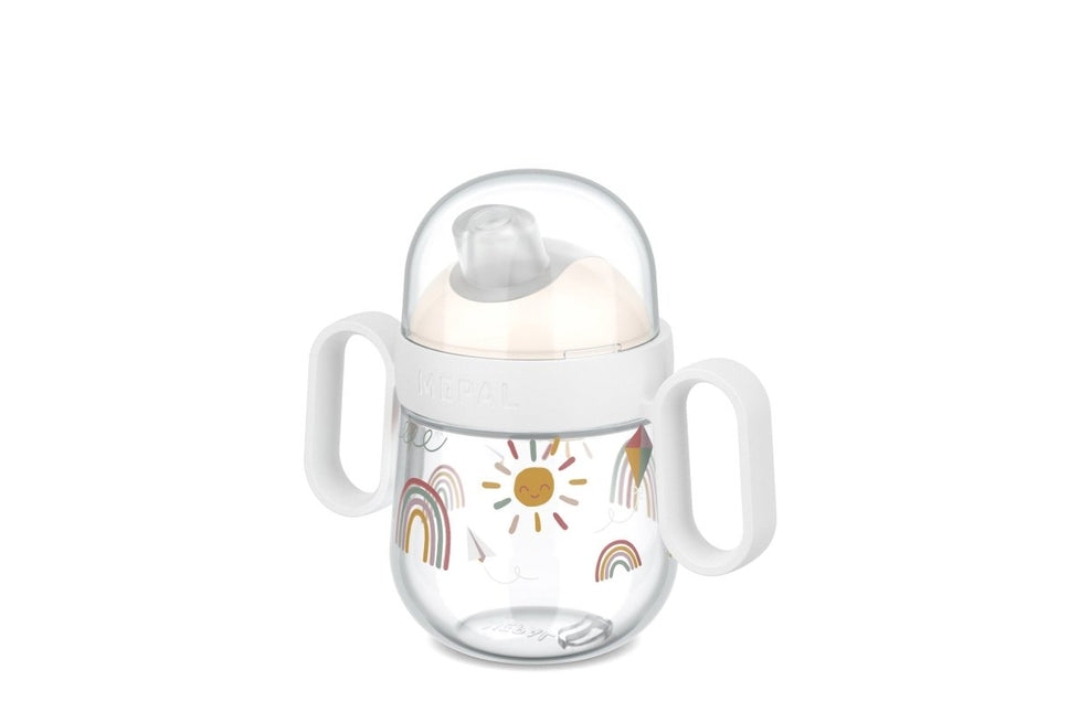 Antilek tuitbeker Mepal Mio 200 ml - Sunshine & Rainbow - Babywinkel - 8720294049364