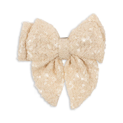 Aries Sequin Bow Haarclip White Smoke koop je bij Babywinkel