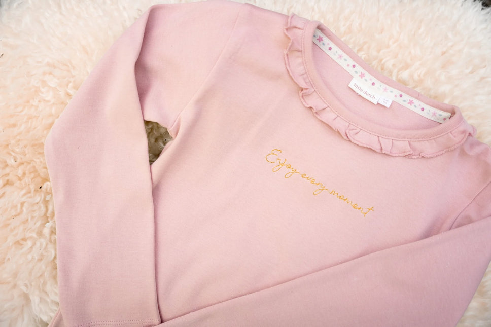 T- Shirt langarm Velvet Rose