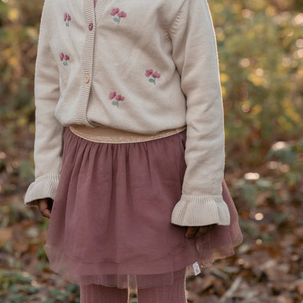 Strickjacke Sand