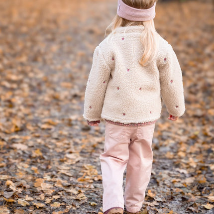 Teddy Strickjacke Sand