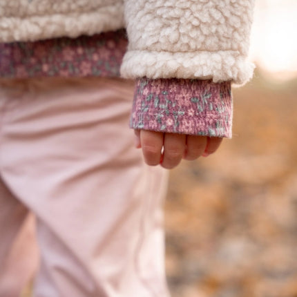 Teddy Strickjacke Sand