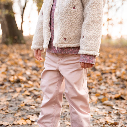 Teddy Strickjacke Sand