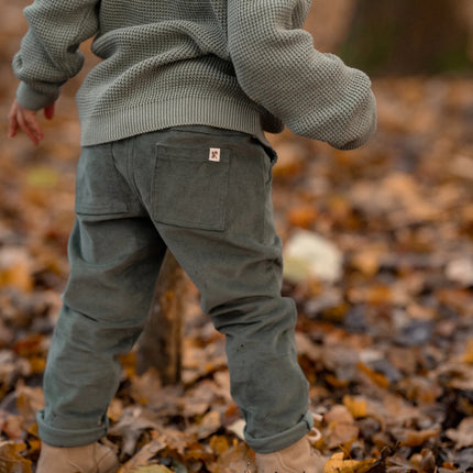 Strickstrickjacke Waldgrün