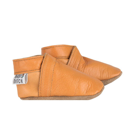 Baby Dutch Baby Schoentjes Effen Cognac - Baby Dutch - Babywinkel - 8719558449620