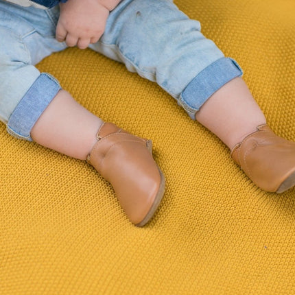 Baby Dutch Baby Schoentjes Effen Cognac - Baby Dutch - Babywinkel - 8719558449620