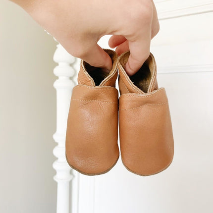 Baby Dutch Baby Schoentjes Effen Cognac - Baby Dutch - Babywinkel - 8719558449620