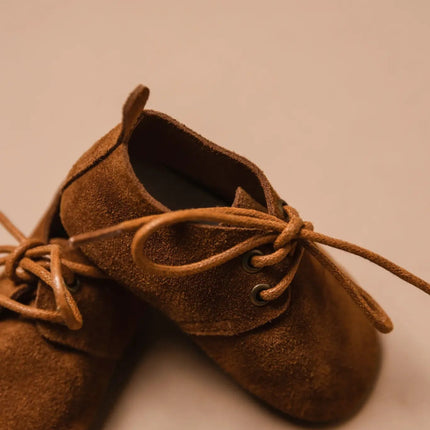 Baby Dutch Baby Schoentjes Nova Camel Suede - Baby Dutch - Babywinkel - 8719558443376