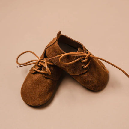 Baby Dutch Baby Schoentjes Nova Camel Suede - Baby Dutch - Babywinkel - 8719558443376