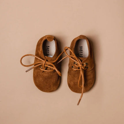 Baby Dutch Baby Schoentjes Nova Camel Suede - Baby Dutch - Babywinkel - 8719558443376