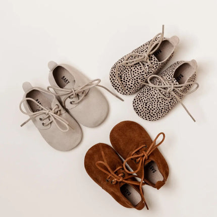 Baby Dutch Baby Schoentjes Nova Camel Suede - Baby Dutch - Babywinkel - 8719558443376