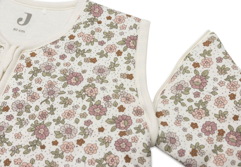 Baby Slaapzak met Afritsbare Mouw 70cm Retro Flowers - Babywinkel - 8717329376021